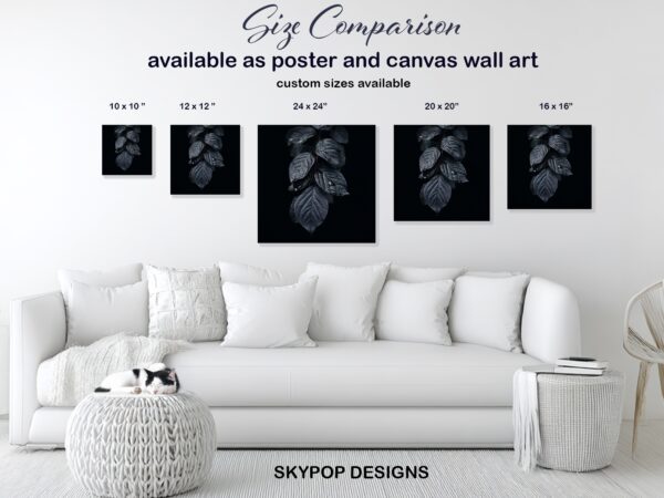 Dark Leaves Art