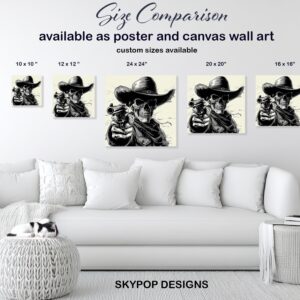 Cowboy Skull Art
