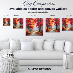 Autumn Forest Path Art