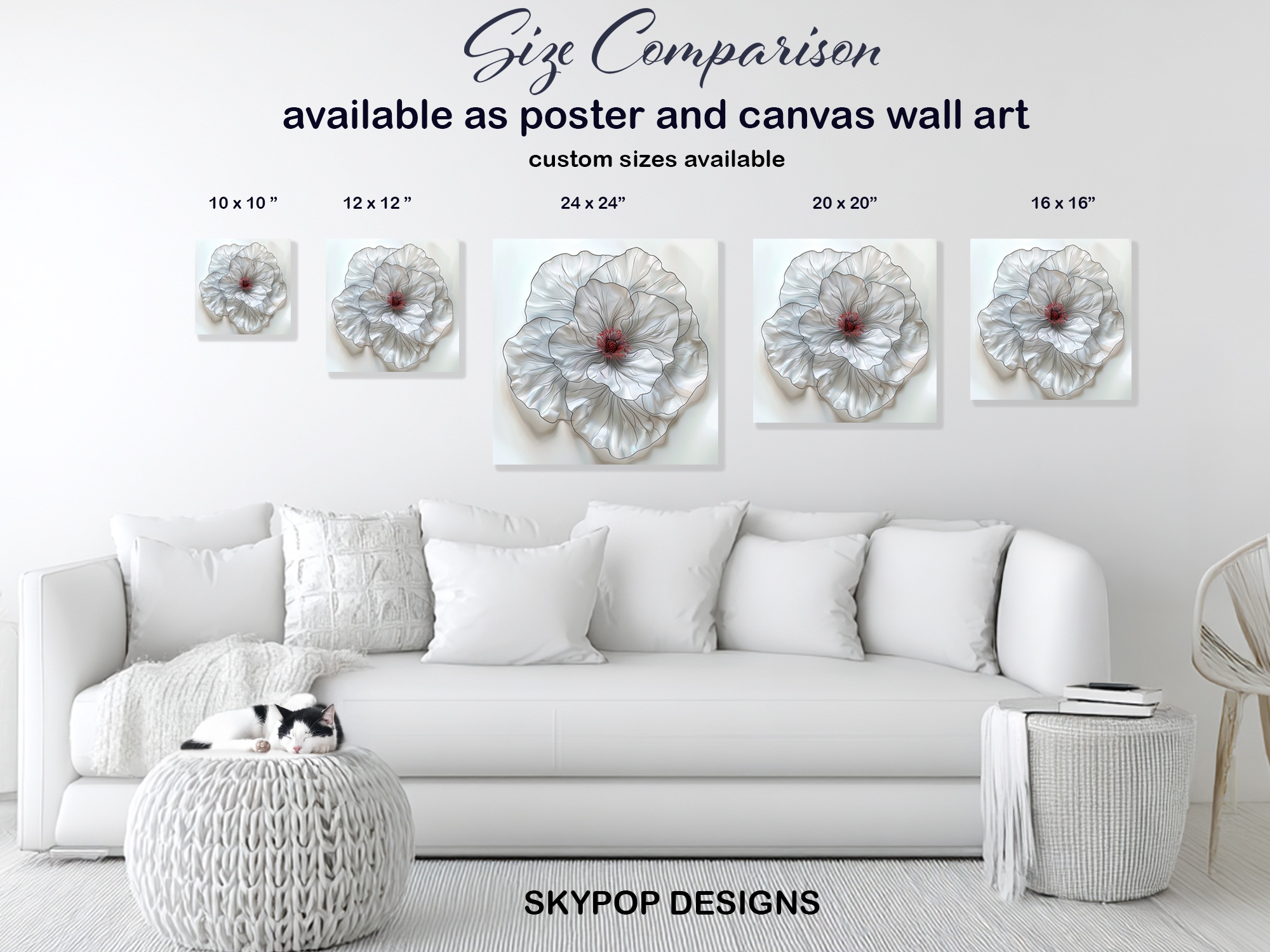 7.jpg White Poppy Bloom Art