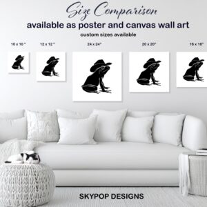 Cowboy Frog Art