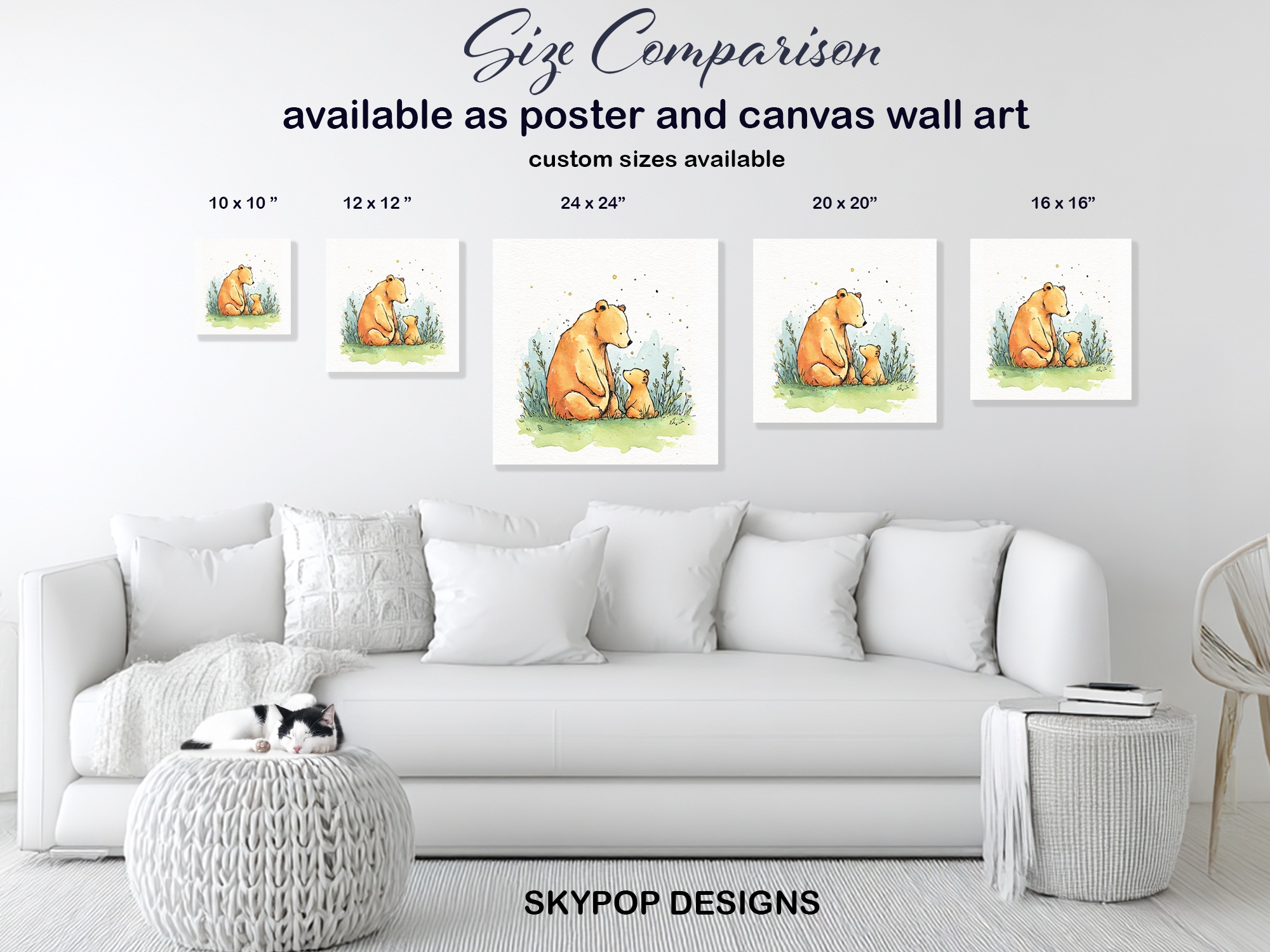 7.jpg Bear and Cub Art