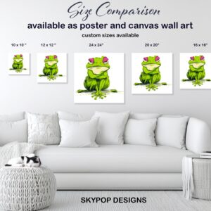 Grumpy Frog Art
