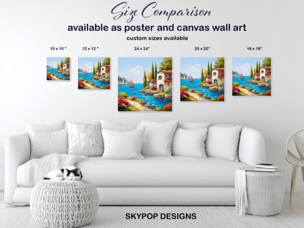 Mediterranean Seaside Retreat Art