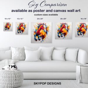 Colorful Horse Art