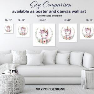 Unicorn Flower Crown Art