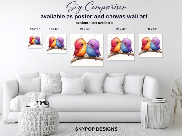 Colorful Birds Art