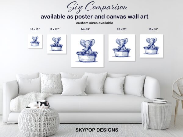 Baby Elephant Art