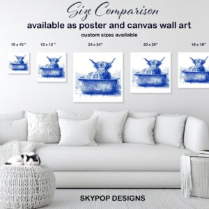 Highland Cow Art