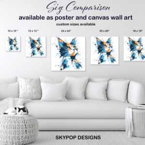 Cat Splatter Art