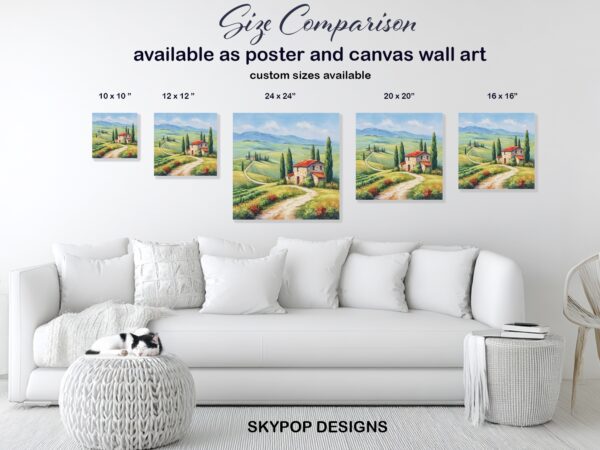 Tuscan Countryside Art