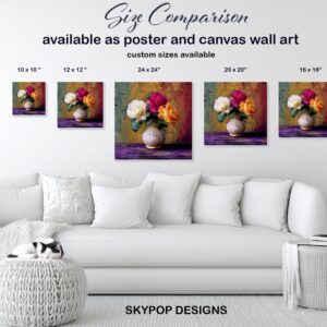Vibrant Rose Bouquet Art