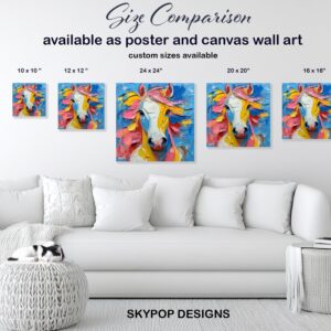 Colorful Horse Art