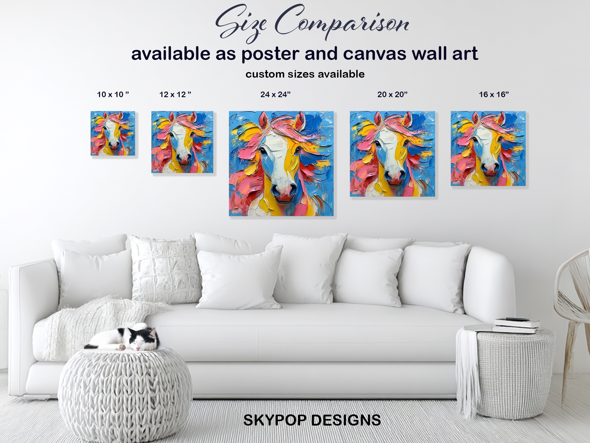 7.jpg Colorful Horse Art