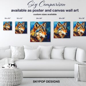 Wolf Portrait Art