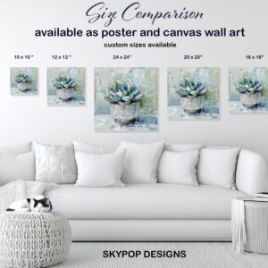 Succulent Serenity Art