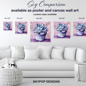 Succulent Bloom Art
