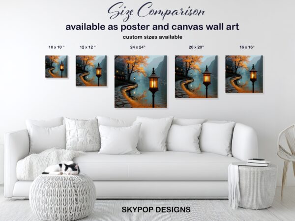 Autumn Lantern Art