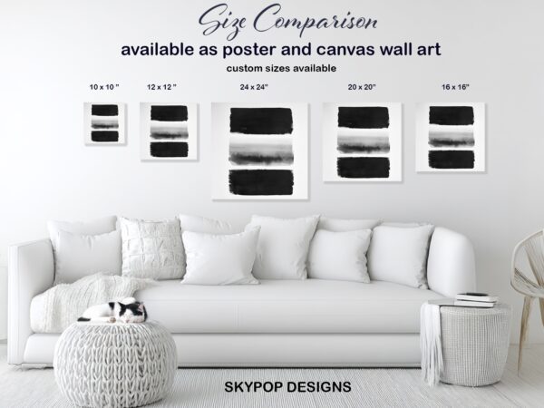 Horizon Brushstroke Art