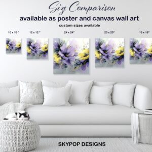 Lavender and Lemon Bloom Art
