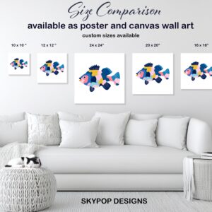 Colorful Fish Art