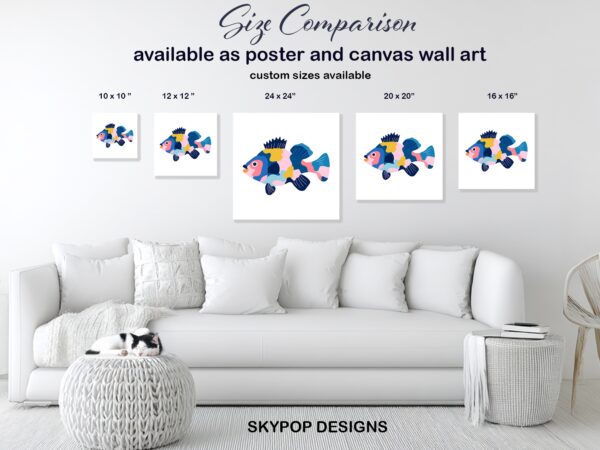 Colorful Fish Art