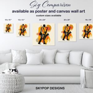 Jazz Saxophone Player Art