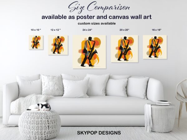 Jazz Saxophone Player Art
