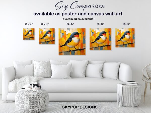 Colorful Bird Art
