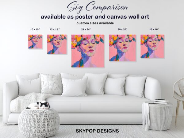 Vibrant Face Art