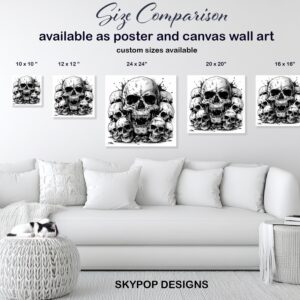 Skull Cluster Art