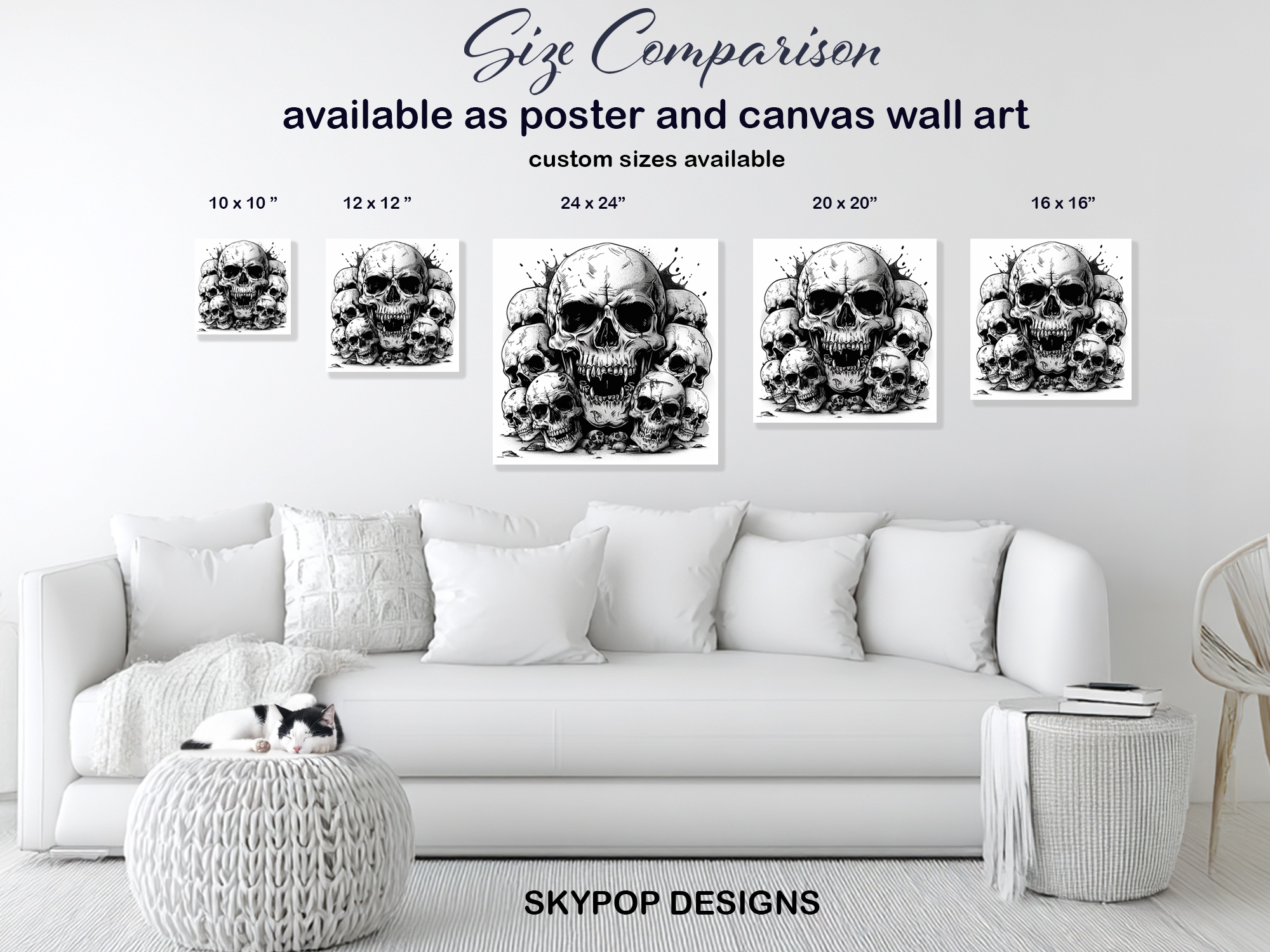 7.jpg Skull Cluster Art