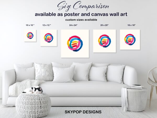 Colorful Circles Art