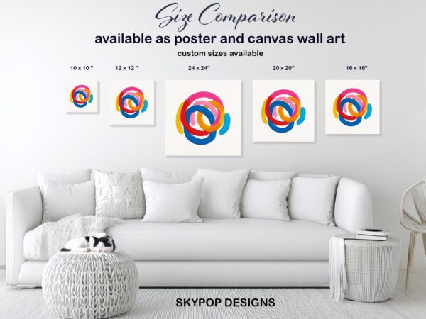 Colorful Swirl Art