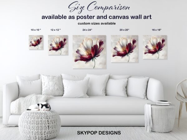 Peony Bloom Art
