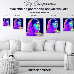 Neon Portrait Art