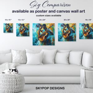 Romantic Guitar Serenade Art