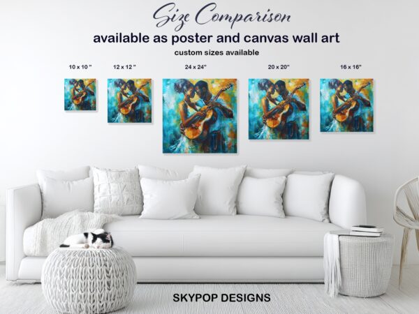 Romantic Guitar Serenade Art