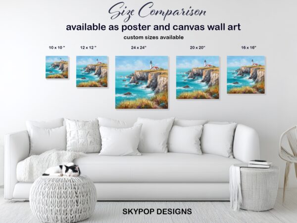 Coastal Lighthouse Art
