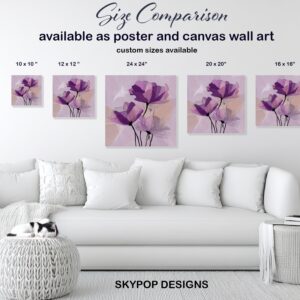 Purple Poppy Art