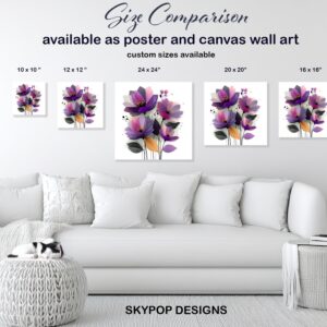 Purple Blossom Art