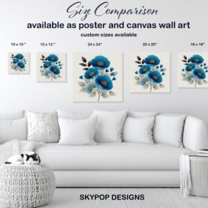 Blue Poppy Art
