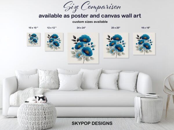 Blue Poppy Art