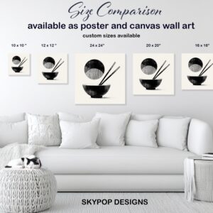 Zen Chopsticks Bowl Art