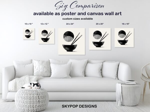 Zen Chopsticks Bowl Art