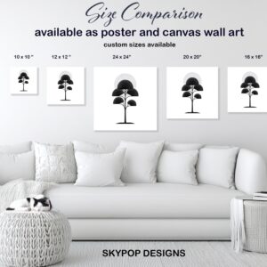 Geometric Palm Tree Art