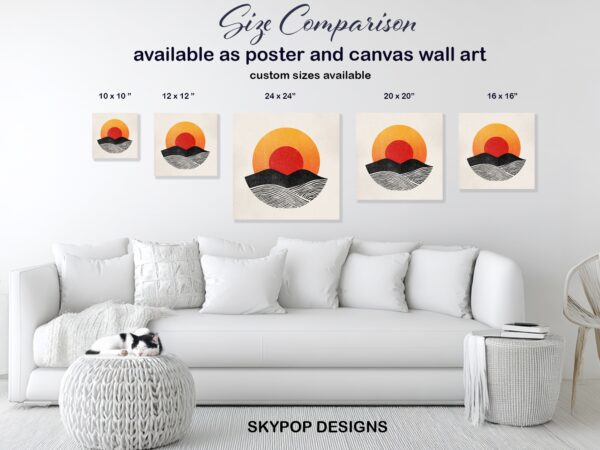 Sunset Horizon Art