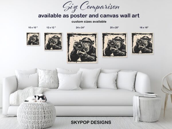 Chimp Wall Art