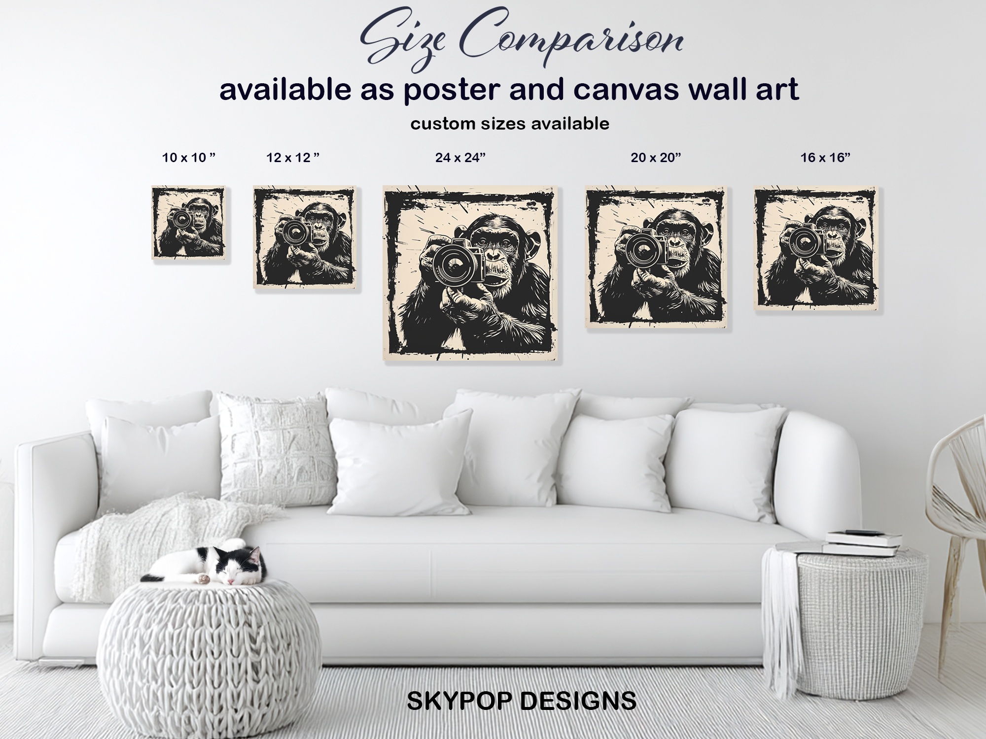7.jpg Chimp Wall Art