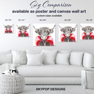 Highland Cow Art